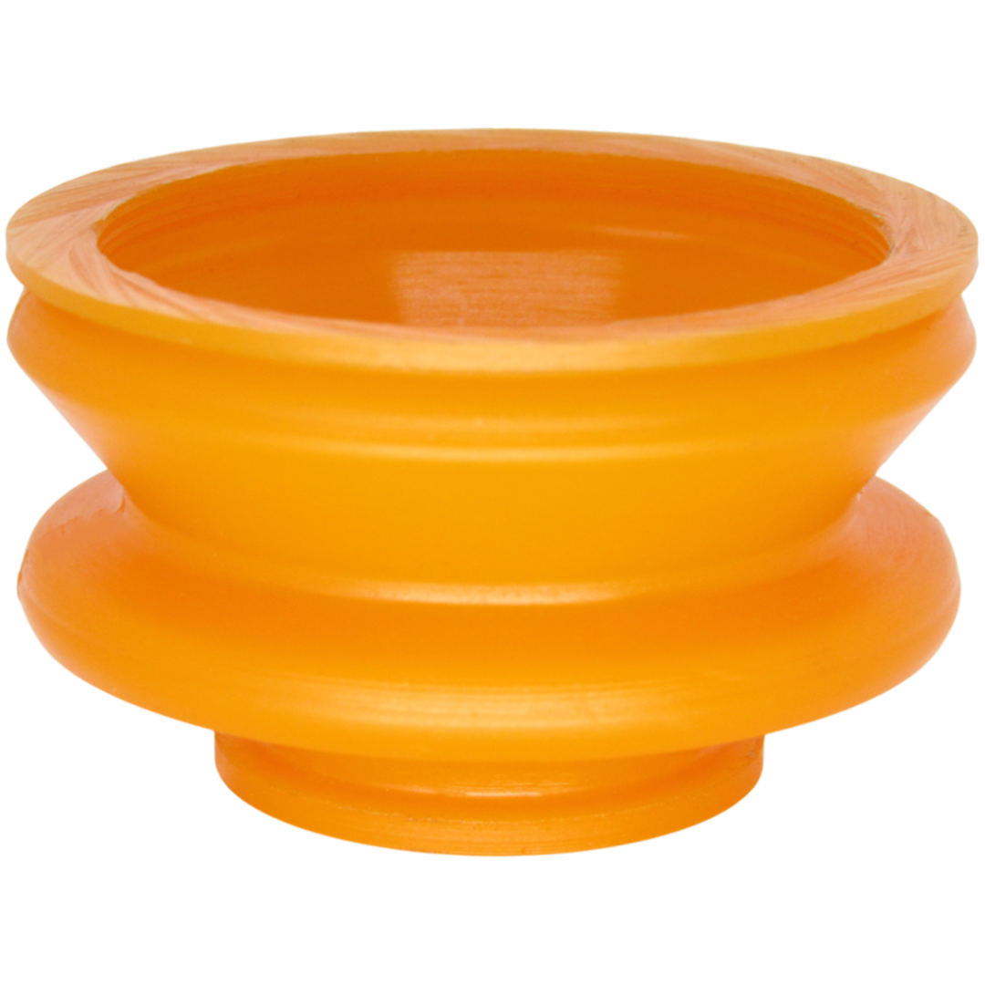 Поліуретановий пильник шарової опори під пружинне кільце d19*D40, L30 двохступеневий