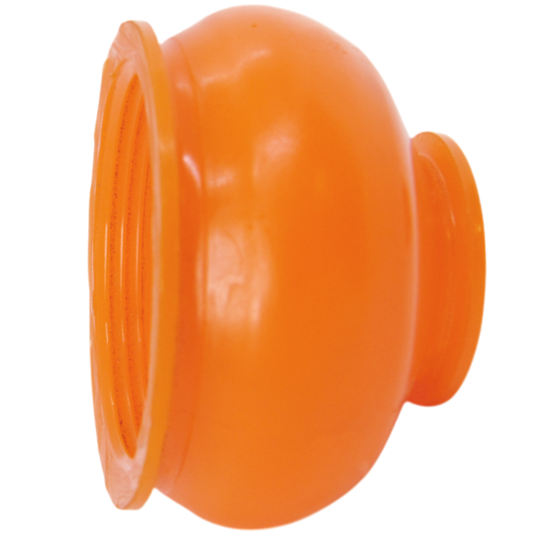 Поліуретановий пильник шарової опори переднього верхнього важеля Volkswagen T4 1990-2003 під пружинне кільце Ø16*Ø33, L27 одноступінчатий