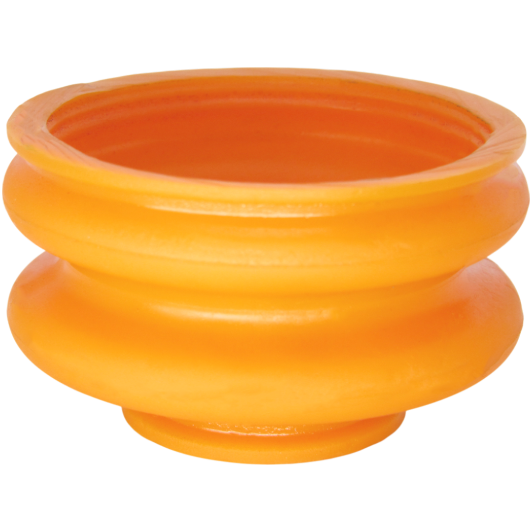 Поліуретановий пильник шарової опори під пружинне кільце d17*D38, L27 двохступеневий