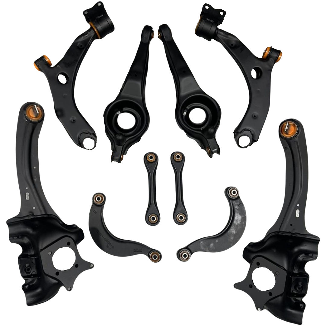 Подвеска автомобиля Mazda 3 2003-2009 Услуга по пескоструйной очистке, покраске краской и перепресовке сайлентблока (Сайлентблоки в цену не входят)