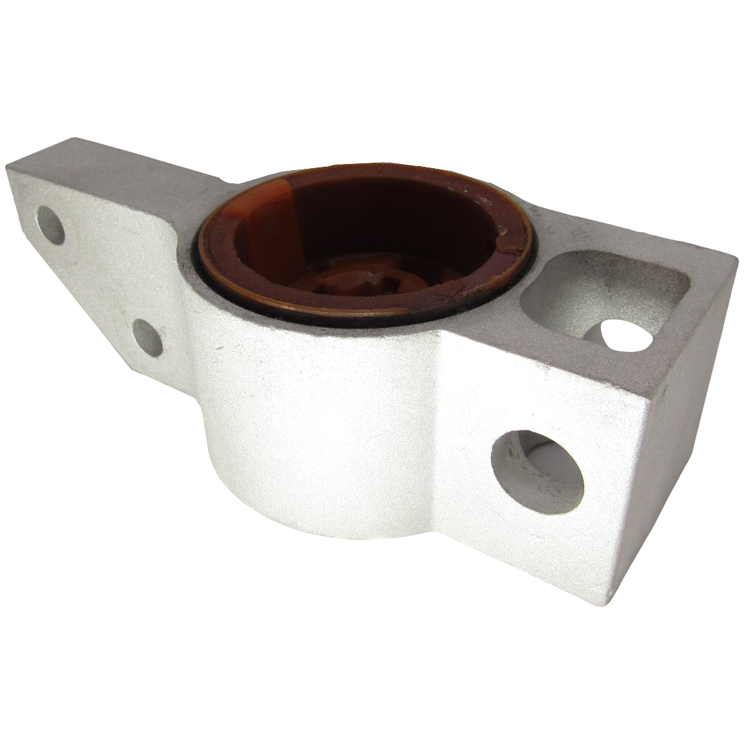 Поліуретановий сайлентблок переднього важеля задній Volkswagen Caddy 2004-2015 лівий В КРОНШТЕЙНІ