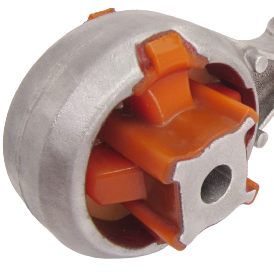 Поліуретанова подушка двигуна верхня права Renault Koleos 2008-2016 РЕКОНСТРУКЦІЯ великого САЙЛЕНТБЛОКА