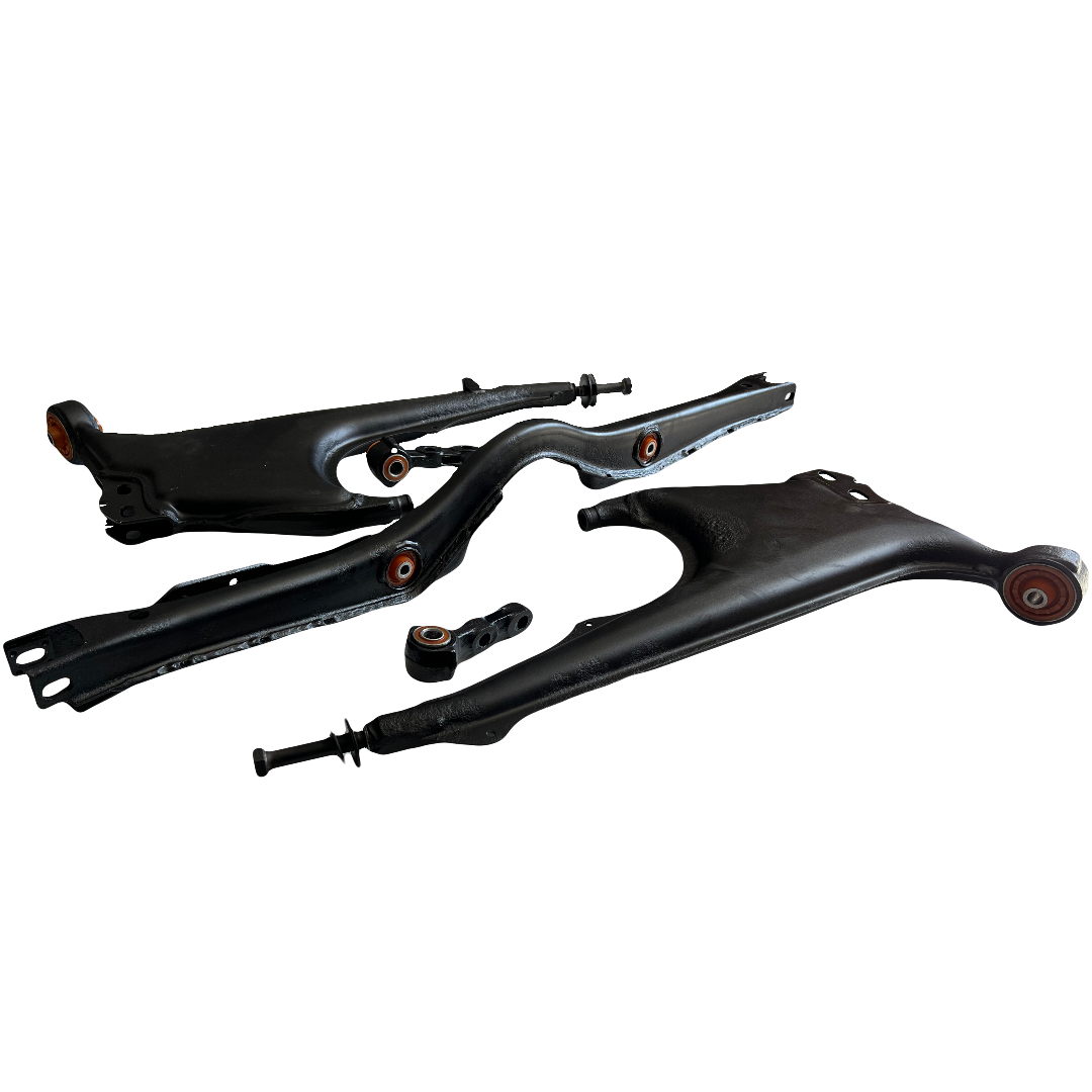 Задня підвіска автомобіля Audi A6 1994-1997 Послуга з піскостуйного очищення, покриття фарбою та перепресування сайлентблока (Сайлентблоки в ціну не входять)