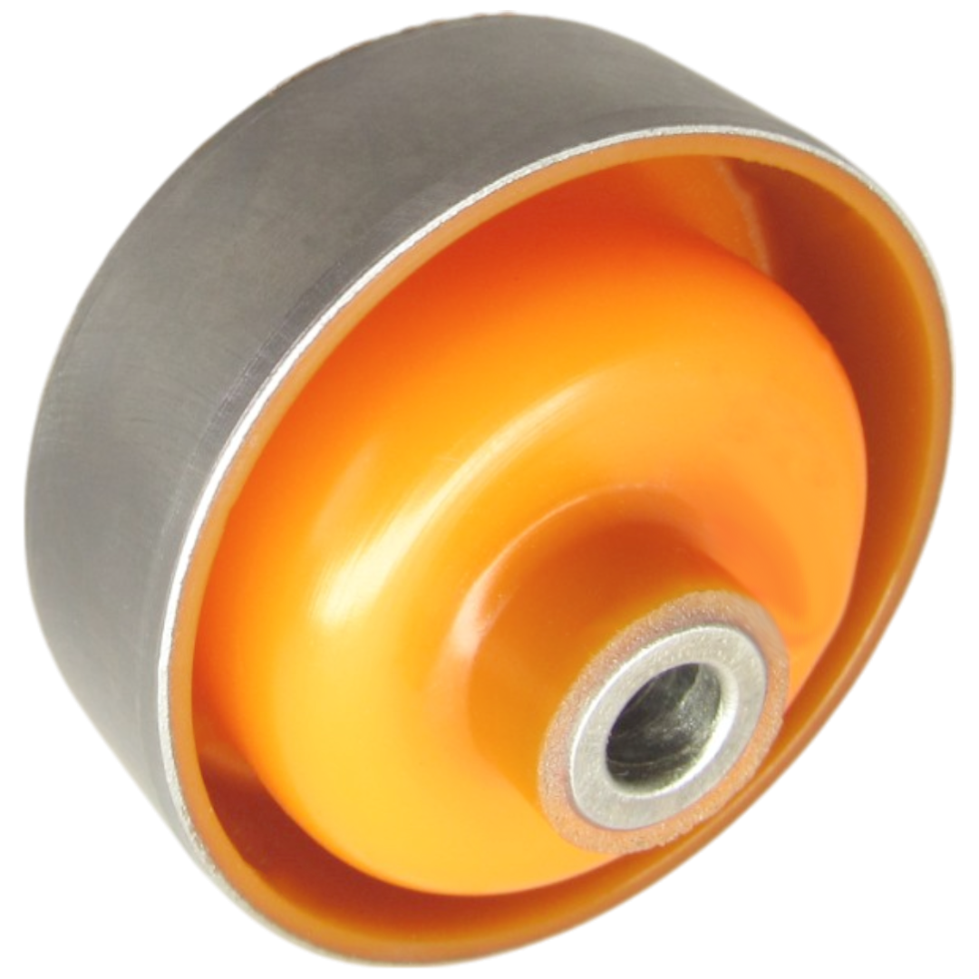 Polyurethane bushing for air conditioning compressor mounting bracket Tesla Model Y 2020-