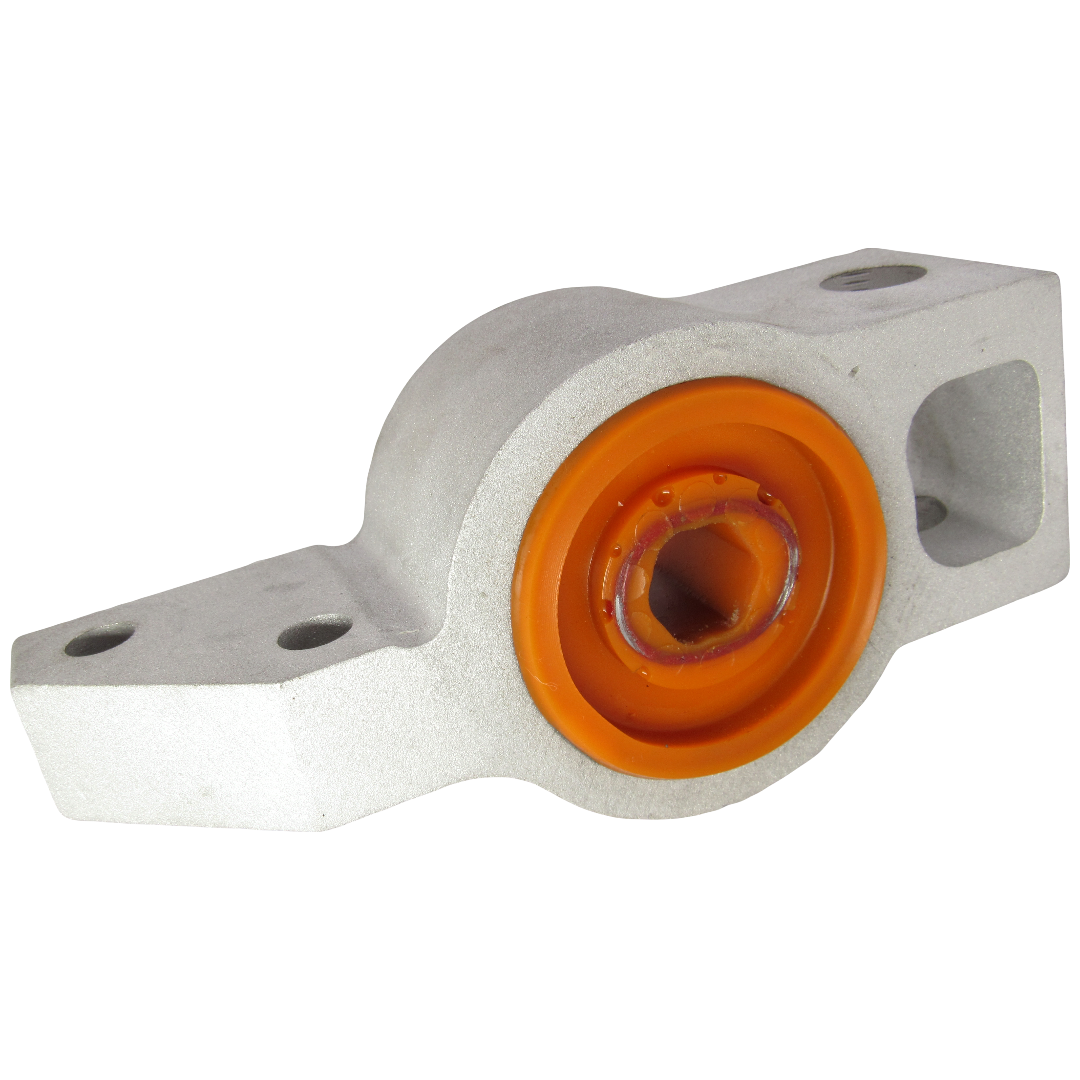 Поліуретановий сайлентблок переднього важеля задній Volkswagen Caddy 2004-2015 правий В КРОНШТЕЙНІ Цільнолитий