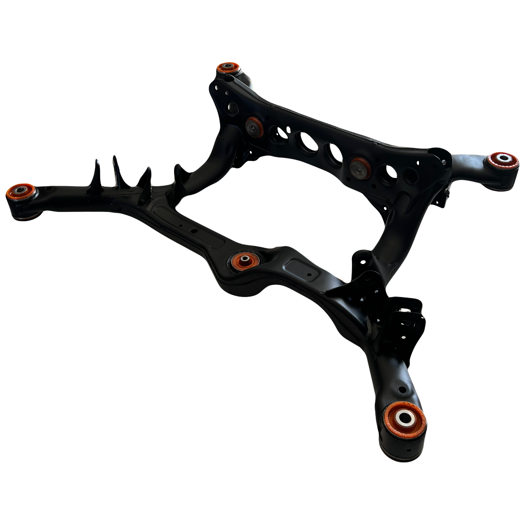 Rear subframe Audi A4 2007-2015 Service for sandblasting, powder painting and re-pressing of the bushing (Bushing is not included in the price)