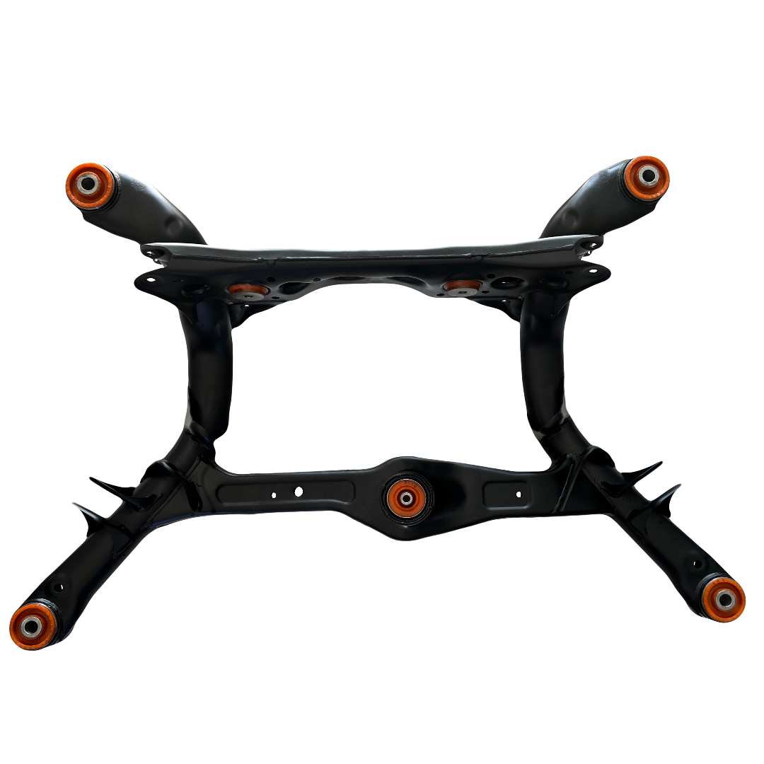 Rear subframe Audi A4 2007-2015 Service for sandblasting, powder painting and re-pressing of the bushing (Bushing is not included in the price)