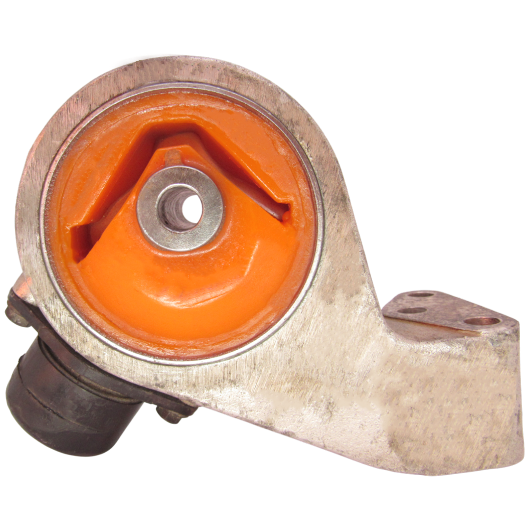 Поліуретанова подушка двигуна права Mitsubishi Carisma 1995-2004 з боку є кріплення