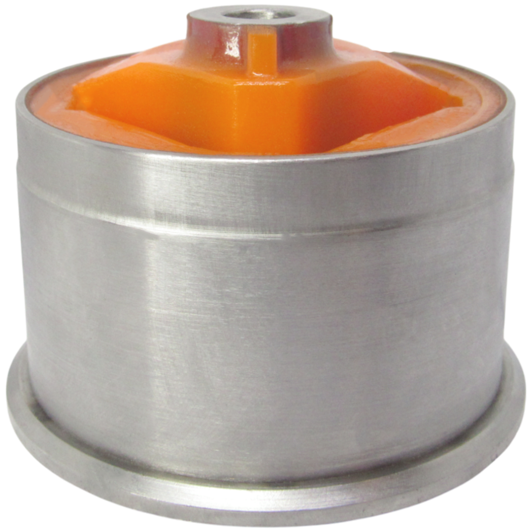 Поліуретанова подушка двигуна права Mitsubishi Carisma 1995-2004 з боку є кріплення ЗМІННИЙ САЙЛЕНТБЛОК