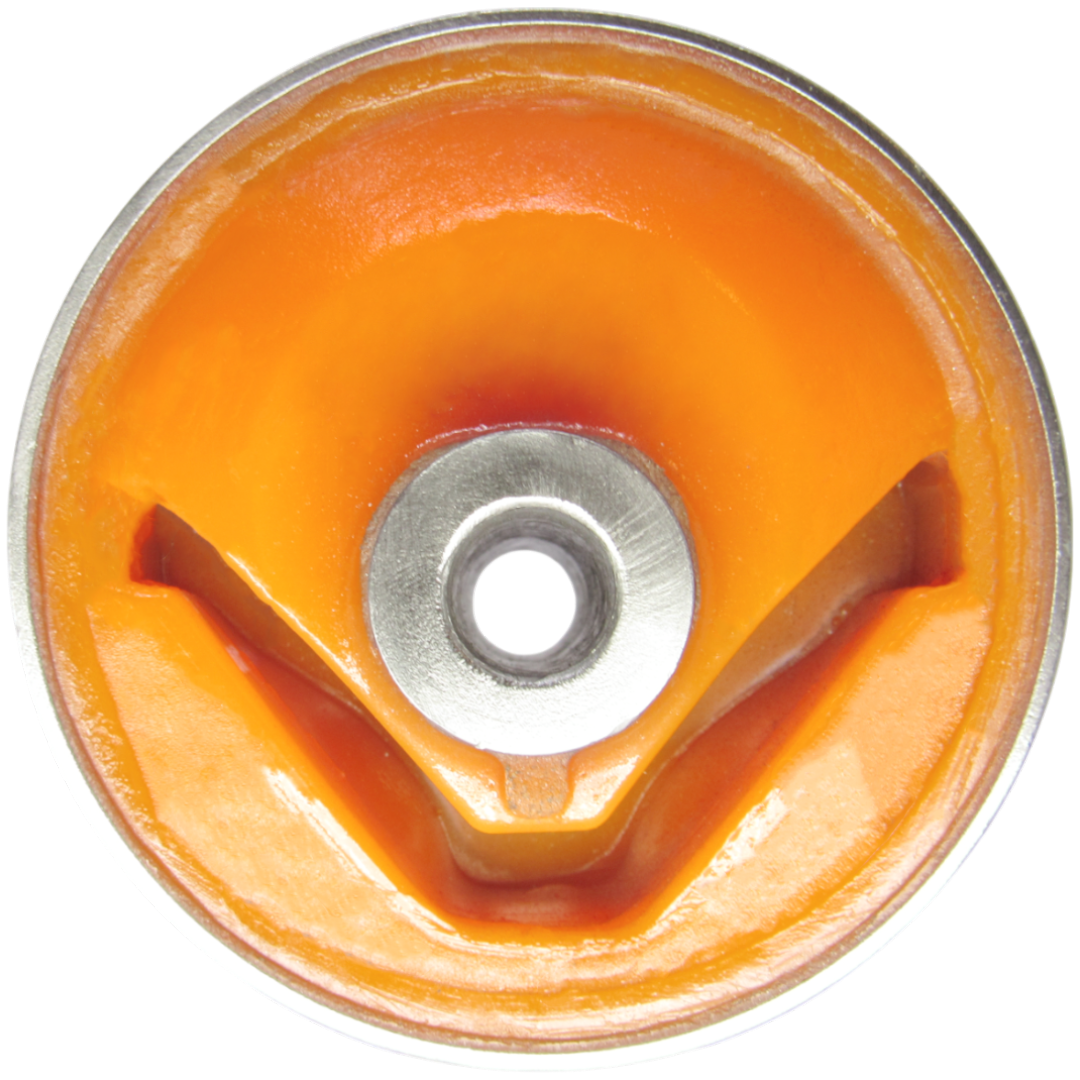 Поліуретанова подушка двигуна права Mitsubishi Carisma 1995-2004 з боку є кріплення ЗМІННИЙ САЙЛЕНТБЛОК