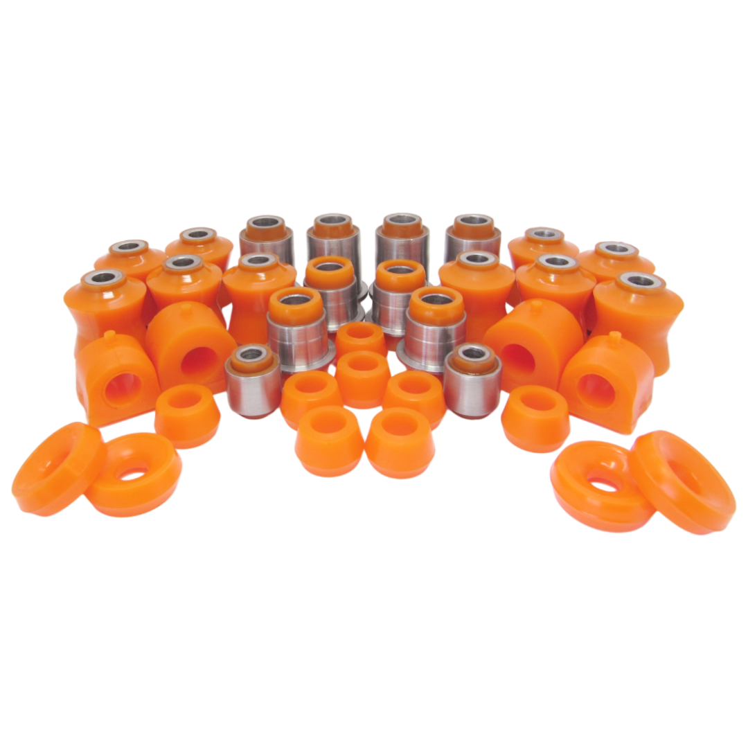 Поліуретановий комплект передньої та задньої підвіски З ВВАРЕНИМИ МЕТАЛЕВИМИ ВТУЛКАМИ Ваз 2121 1977-