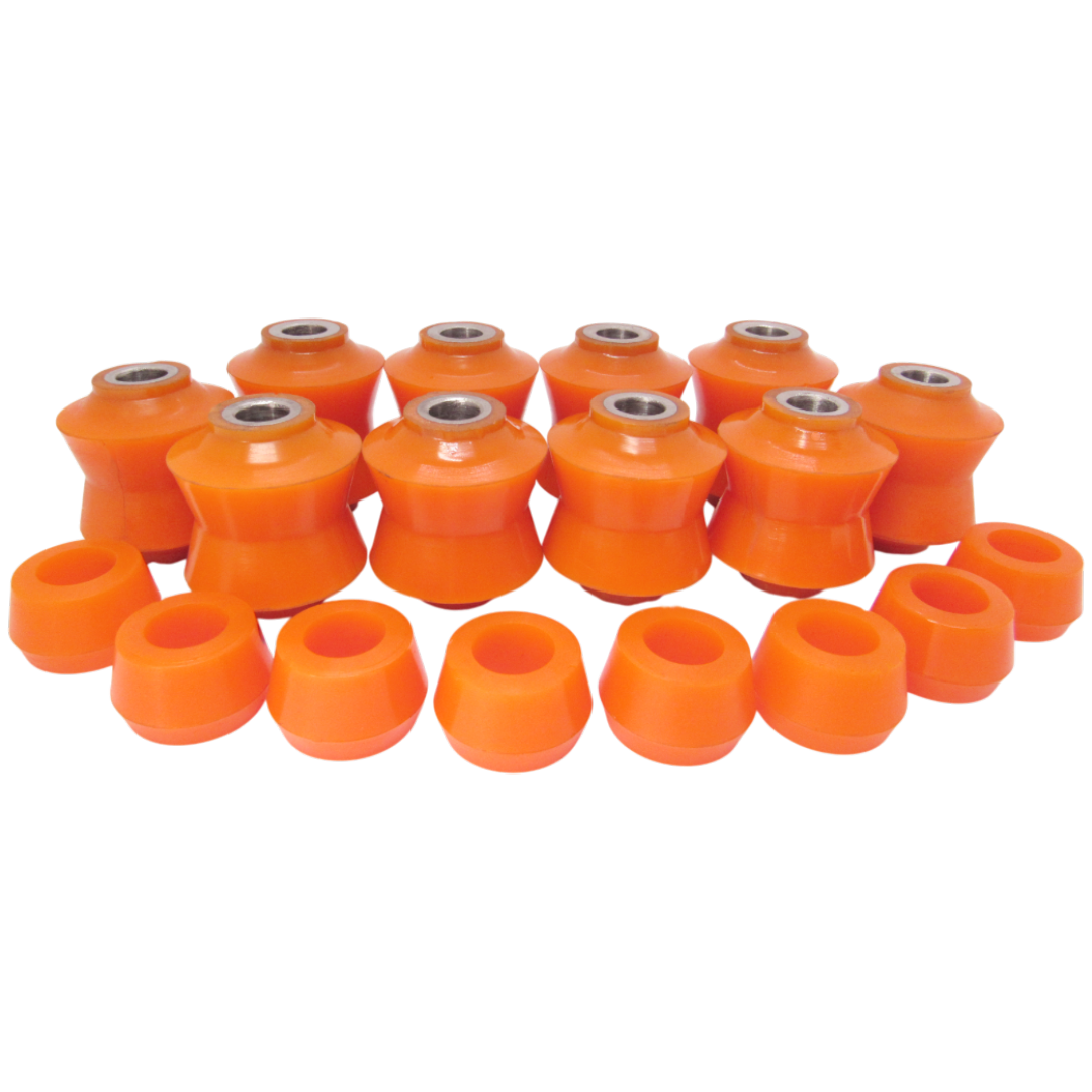 Поліуретановий комплект задньої підвіски Ваз 2101-2107 1970-2014 (САЙЛЕНТБЛОКИ З ВВАРЕНИМИ МЕТАЛЕВИМИ ВТУЛКАМИ)