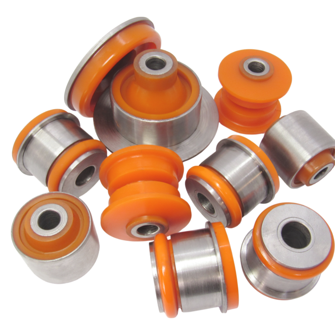 Поліуретановий комплект сайлентблоків заднього підрамника Audi A6 1994-1997 quattro