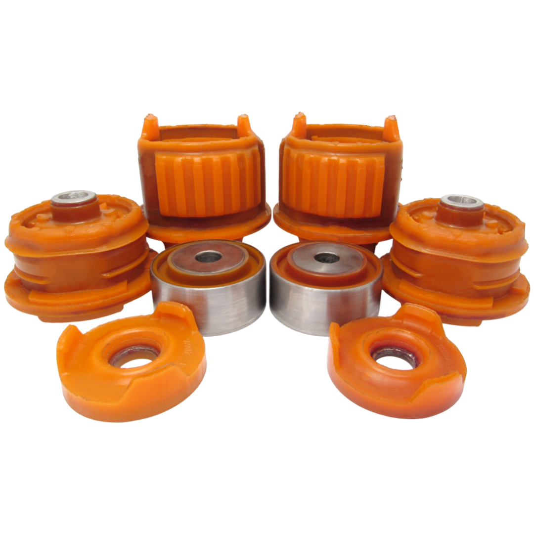 Полиуретановый  комплект сайлентблоков заднего подрамника Mercedes-Benz 210 1995-2002